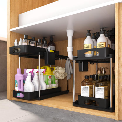 2 Pack Under Sink Organizers