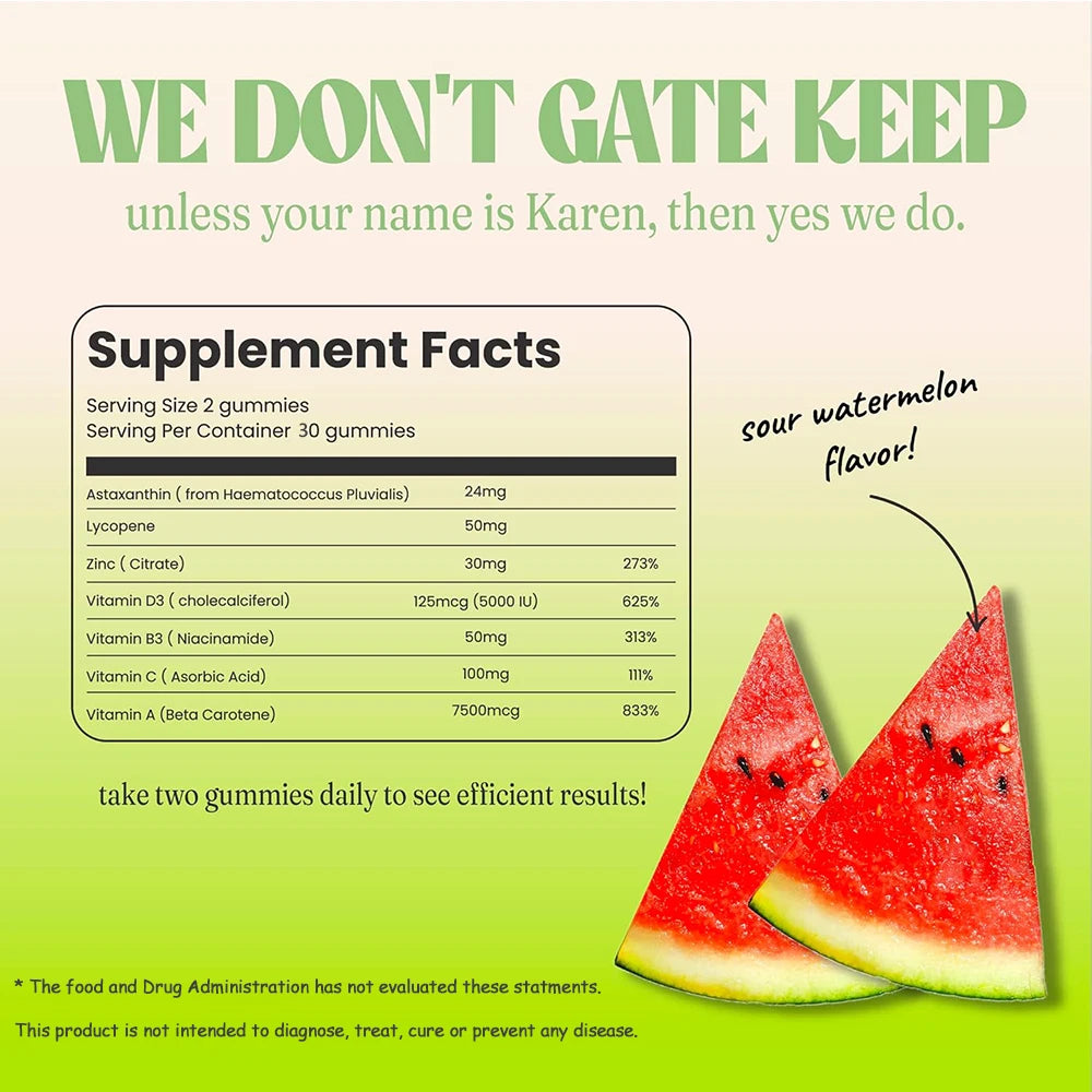 Watermelon Tanning Gummies
