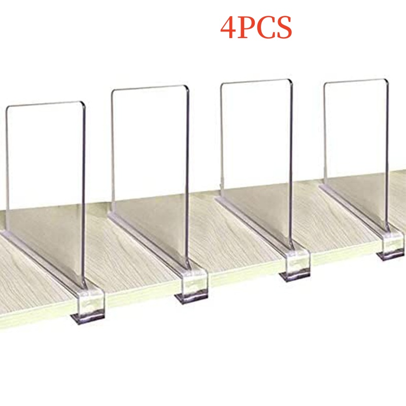 Acrylic Closet Shelf Dividers