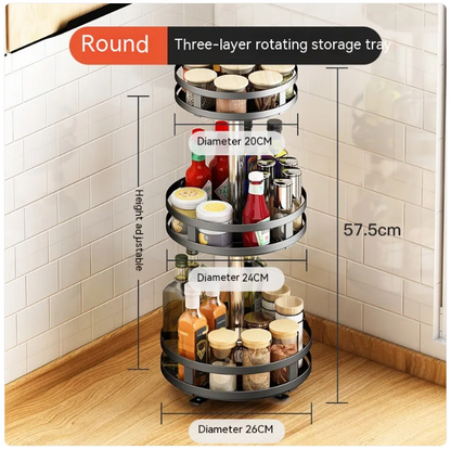 Multifunctional Multilevel Kitchen Spice Rack